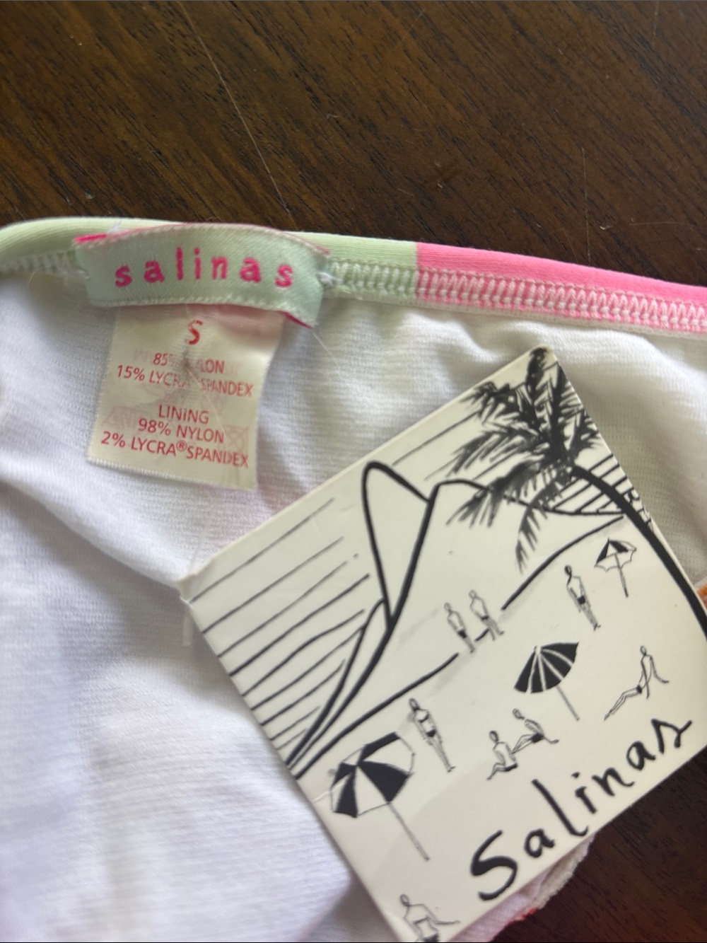 NWT RARE Salina’s colorful set, triangle top with twisted Brazilian bottom. - Picture 3 of 4